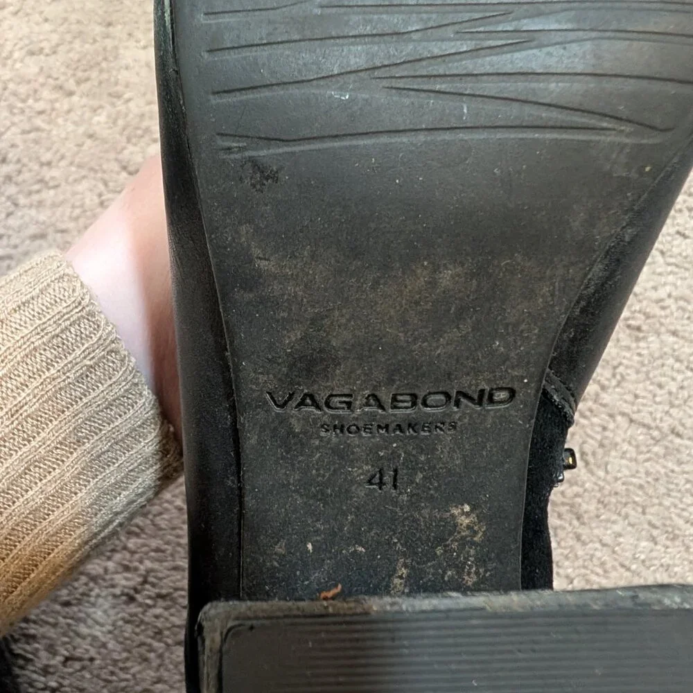 Vagabond Black Ankle Boots - Picture 7 of 7